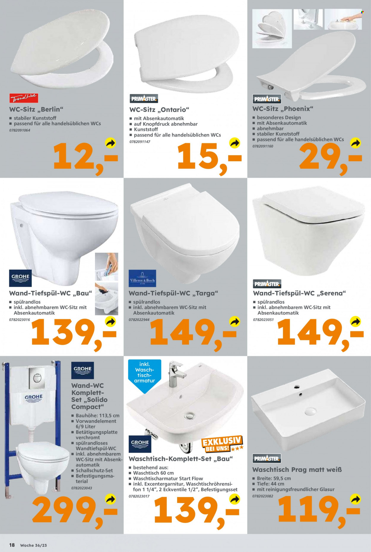 Globus Baumarkt Prospekte  - 4.09.2023 - 9.09.2023. Seite 18