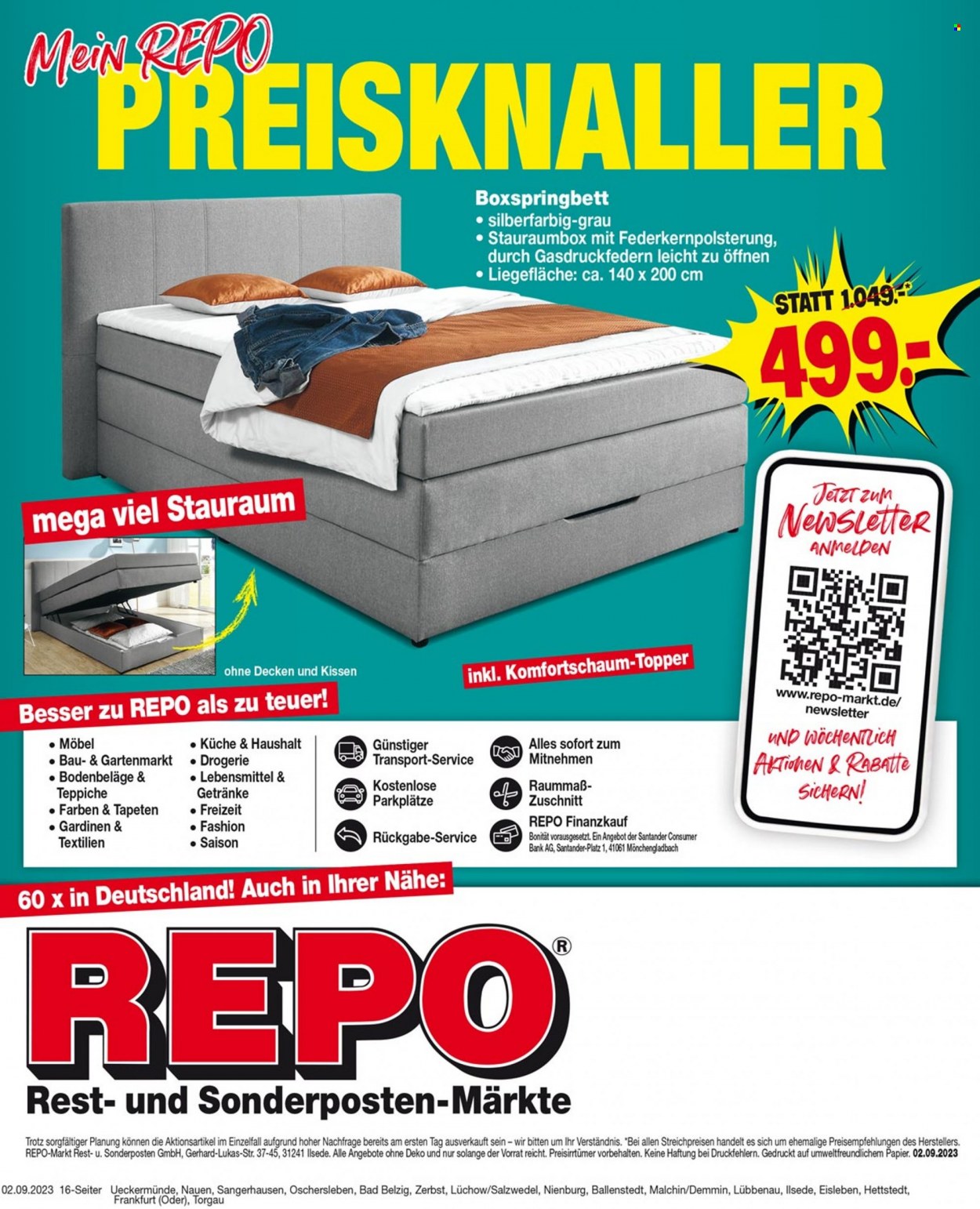 Repo Prospekte  - 4.09.2023 - 9.09.2023. Seite 16