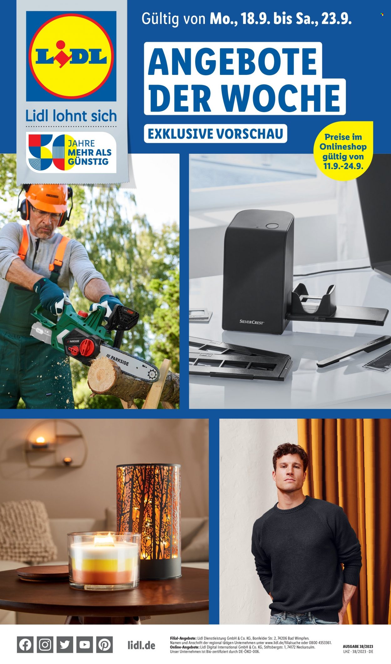 Lidl Prospekte  - 18.09.2023 - 23.09.2023. Seite 1