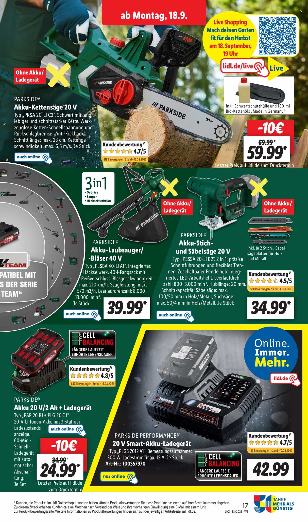 Lidl Prospekte  - 18.09.2023 - 23.09.2023. Seite 3