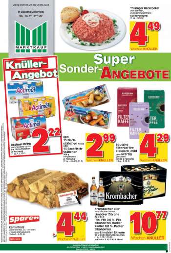 Prospekte Marktkauf - 4.09.2023 - 9.09.2023.