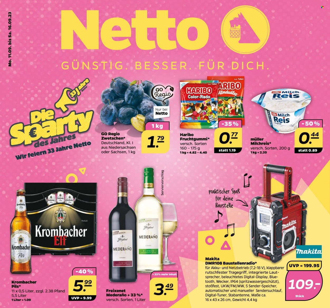 Netto Prospekte  - 11.09.2023 - 16.09.2023. Seite 1