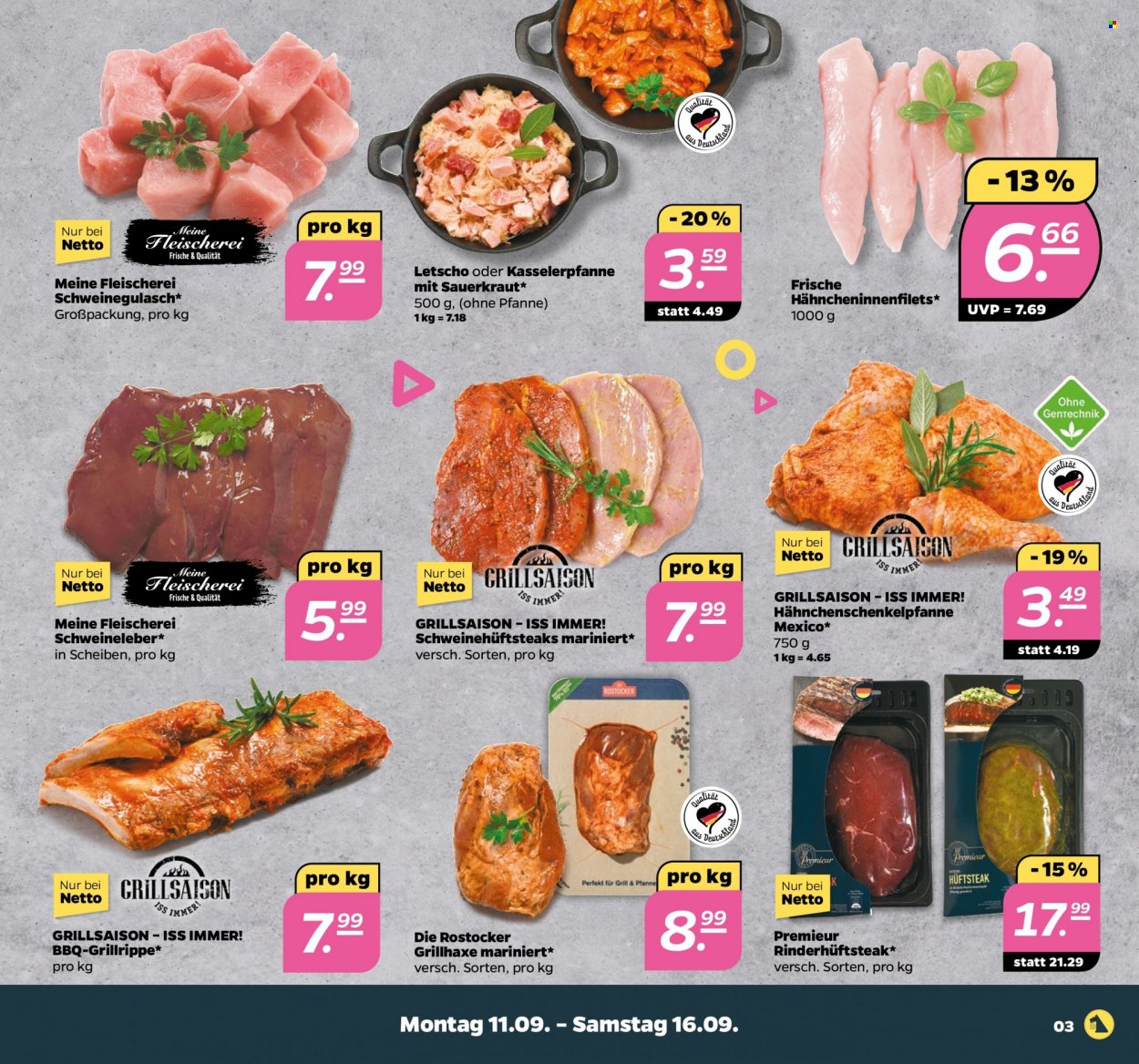 Netto Prospekte  - 11.09.2023 - 16.09.2023. Seite 3