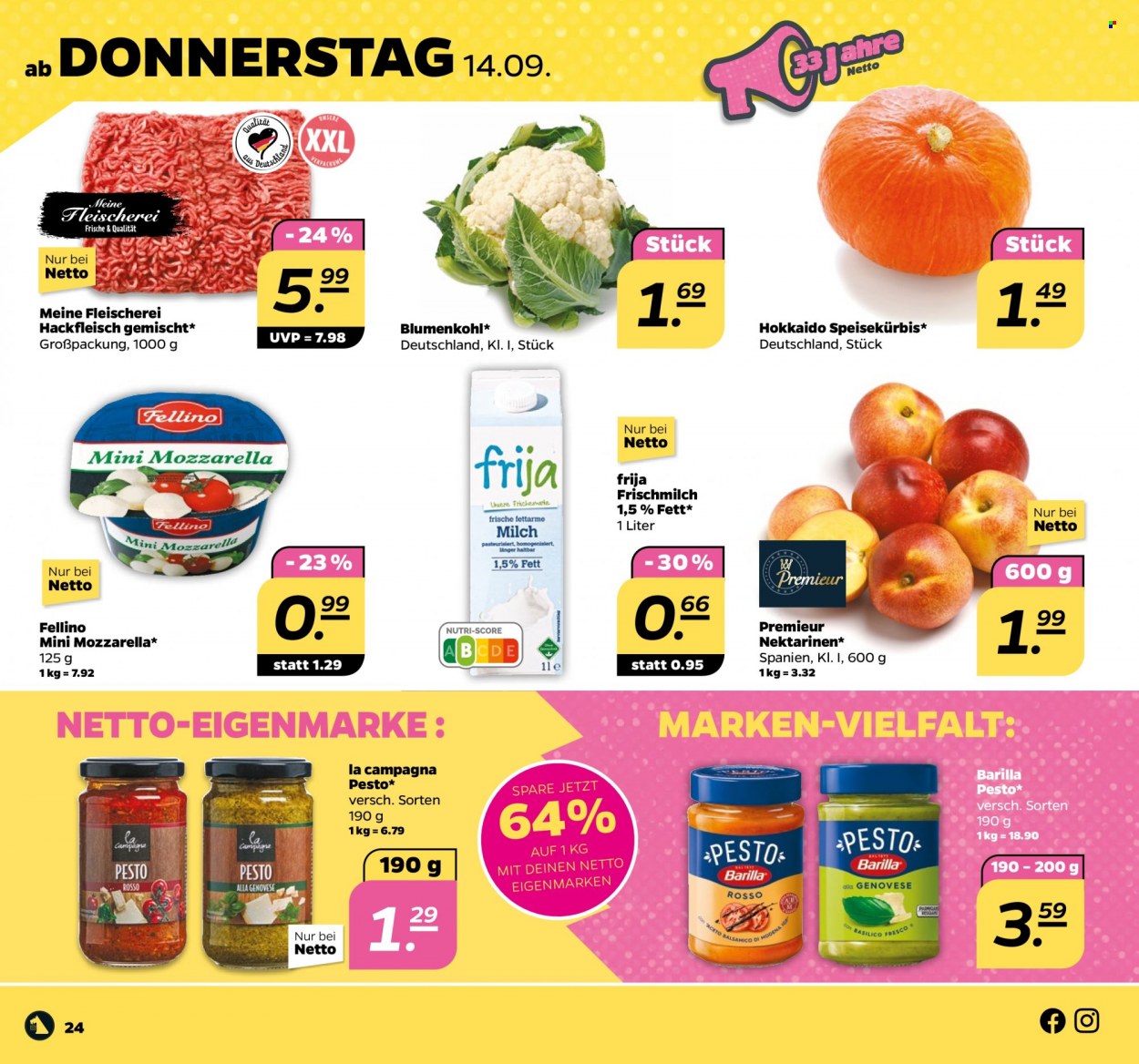 Netto Prospekte  - 11.09.2023 - 16.09.2023. Seite 24