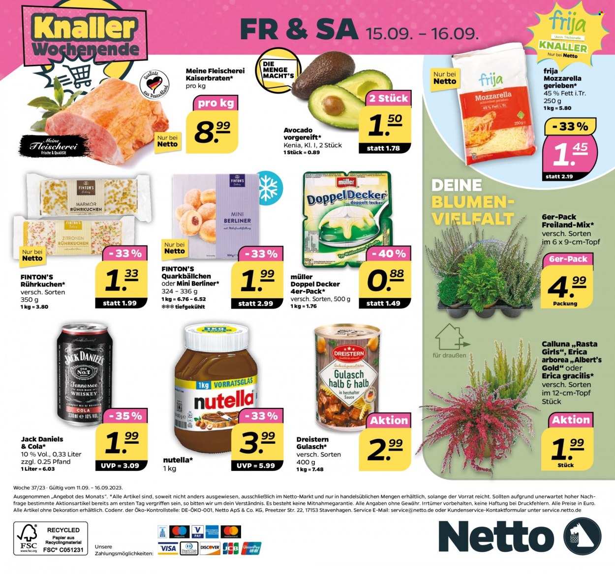Netto Prospekte  - 11.09.2023 - 16.09.2023. Seite 32