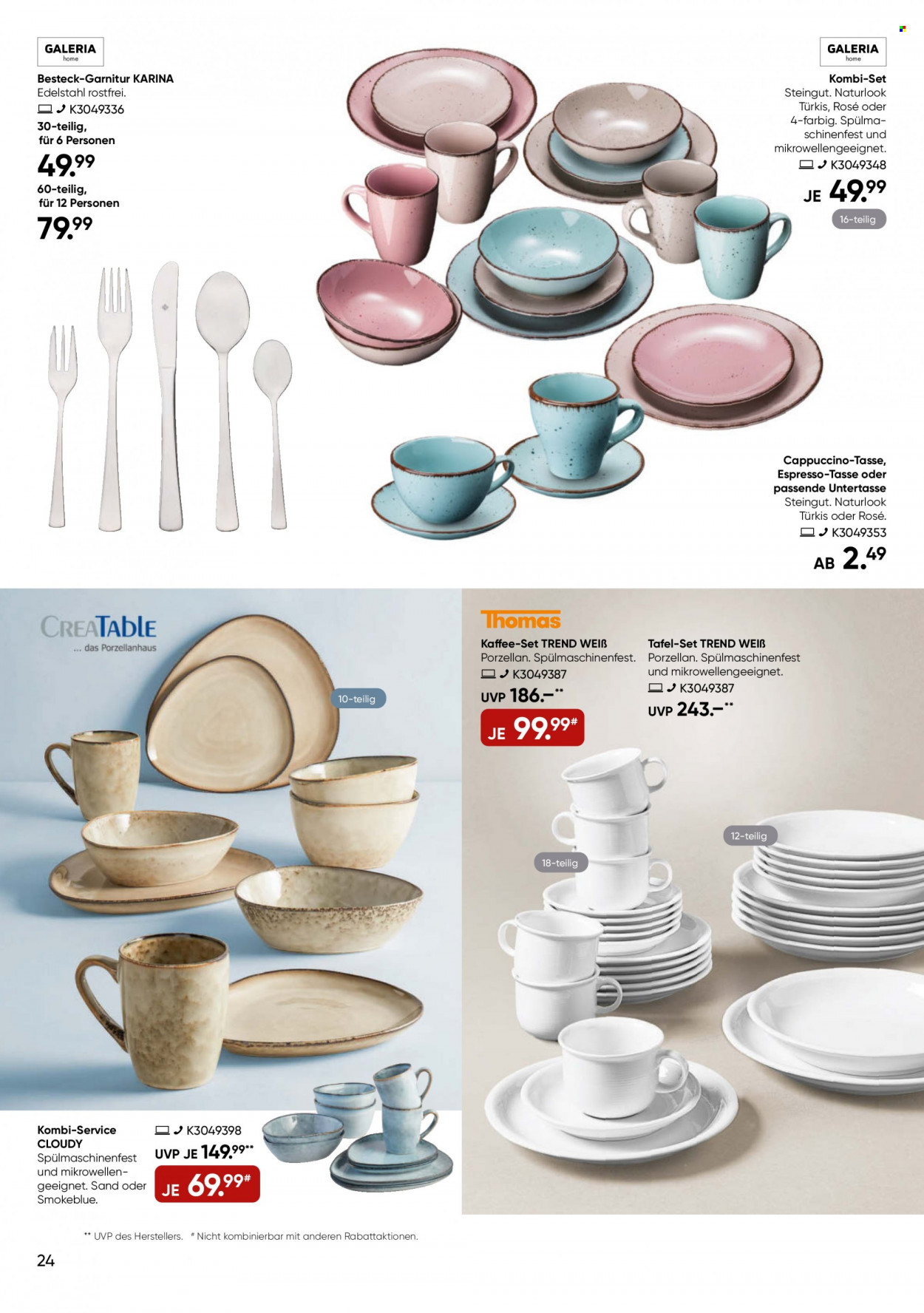 GALERIA Karstadt Kaufhof Prospekte  - 6.09.2023 - 12.09.2023. Seite 24