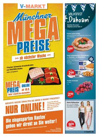 Prospekte V-Markt - 14.09.2023 - 20.09.2023.