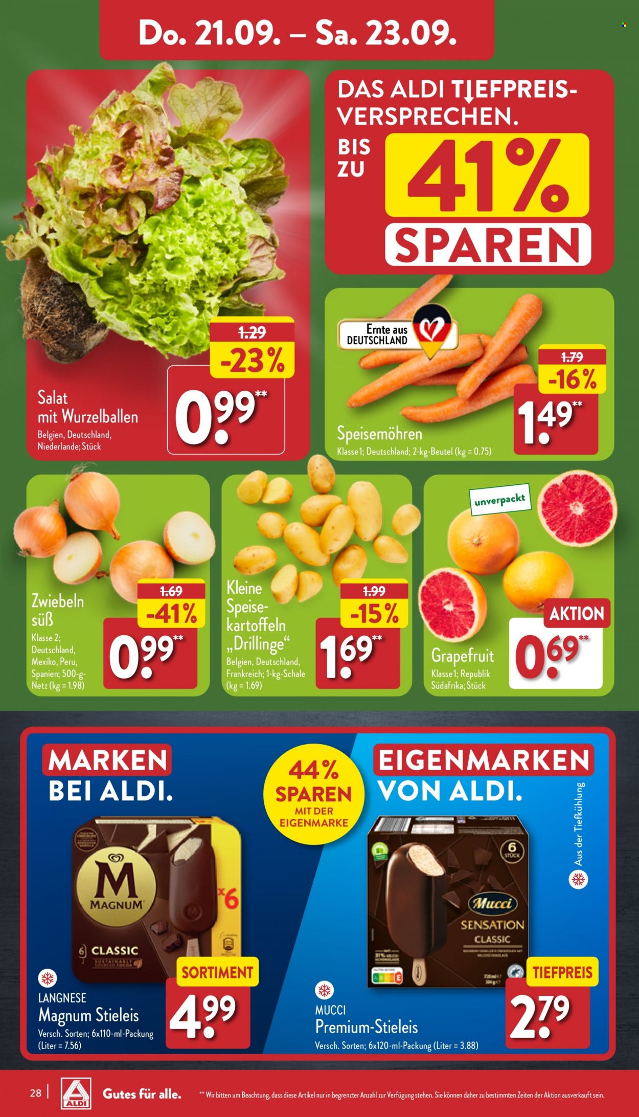 ALDI Nord Prospekte  - 18.09.2023 - 23.09.2023. Seite 28