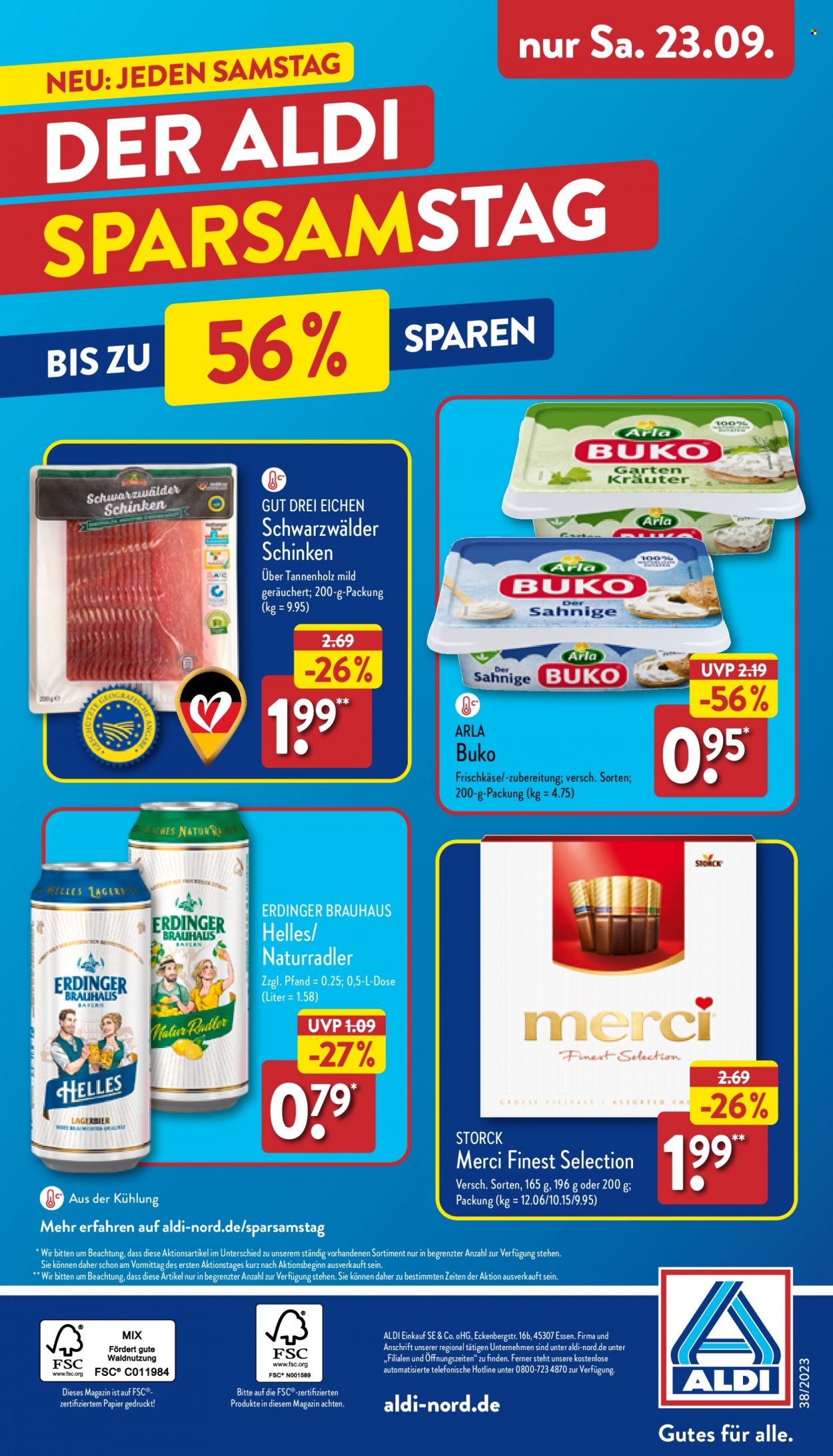 ALDI Nord Prospekte  - 18.09.2023 - 23.09.2023. Seite 38