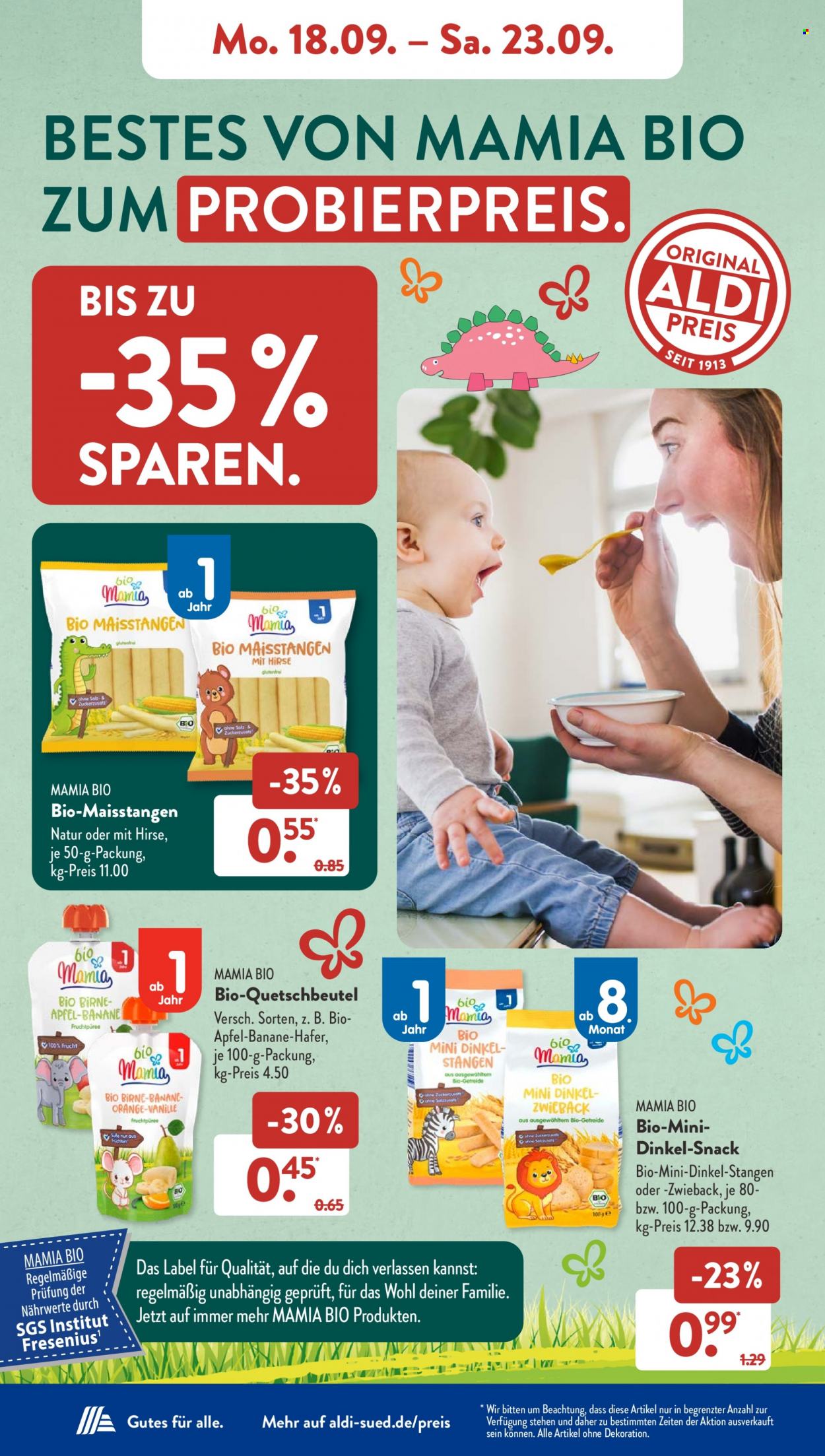 ALDI SÜD Prospekte  - 18.09.2023 - 23.09.2023. Seite 12