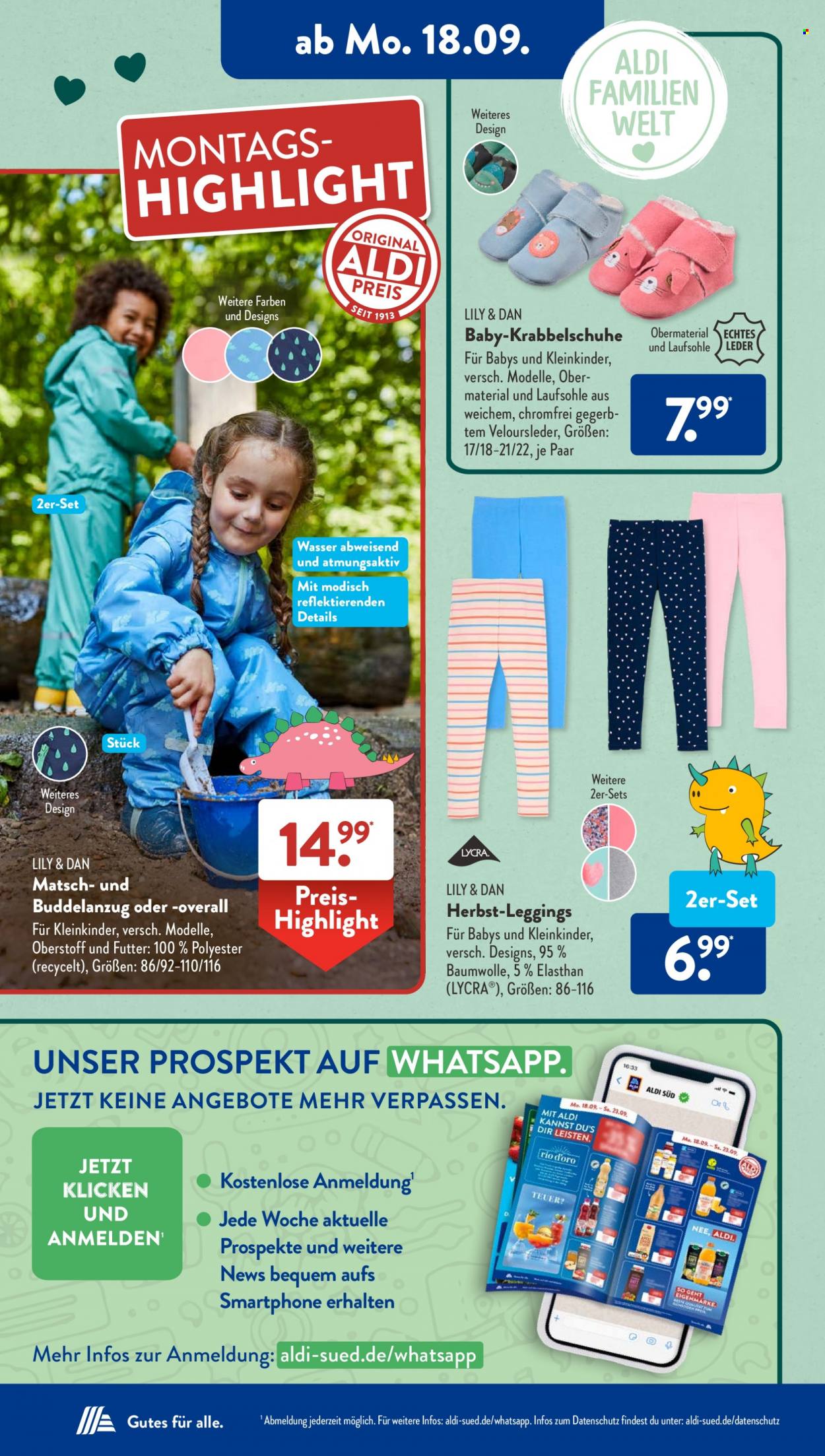 ALDI SÜD Prospekte  - 18.09.2023 - 23.09.2023. Seite 18