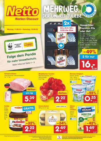 Prospekte Netto Marken-Discount - 11.09.2023 - 16.09.2023.