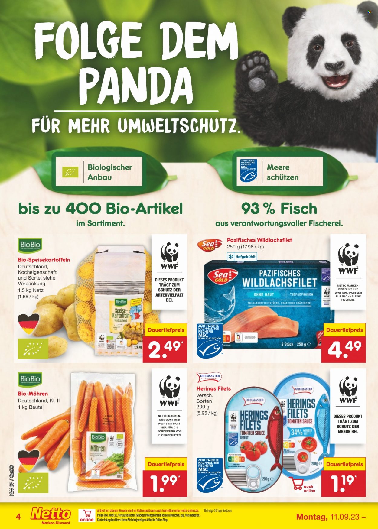 Netto Marken-Discount Prospekte  - 11.09.2023 - 16.09.2023. Seite 4