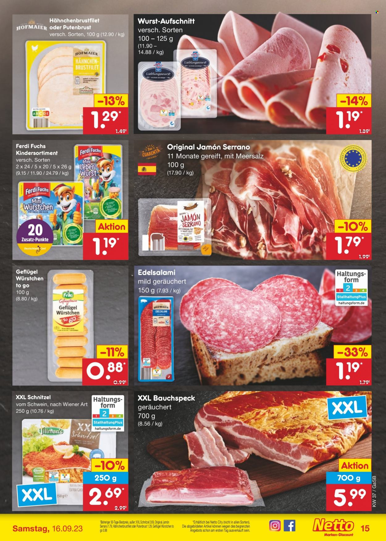 Netto Marken-Discount Prospekte  - 11.09.2023 - 16.09.2023. Seite 17