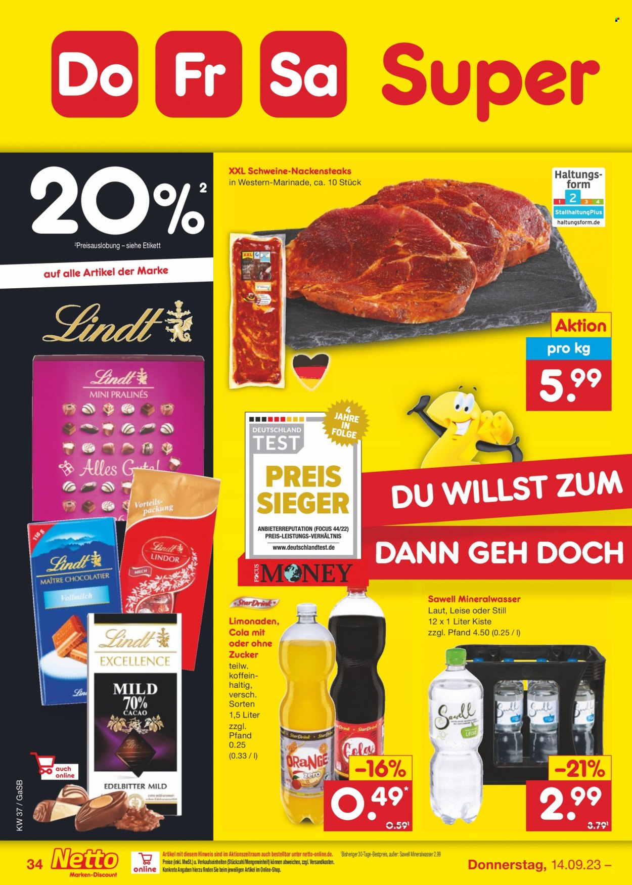 Netto Marken-Discount Prospekte  - 11.09.2023 - 16.09.2023. Seite 36