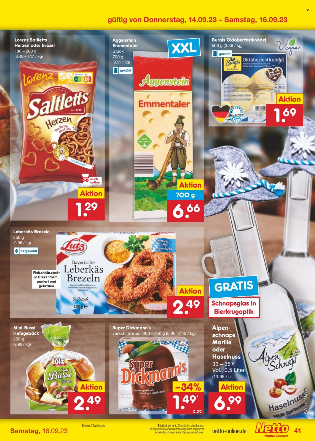 Netto Marken-Discount Prospekte  - 11.09.2023 - 16.09.2023. Seite 43