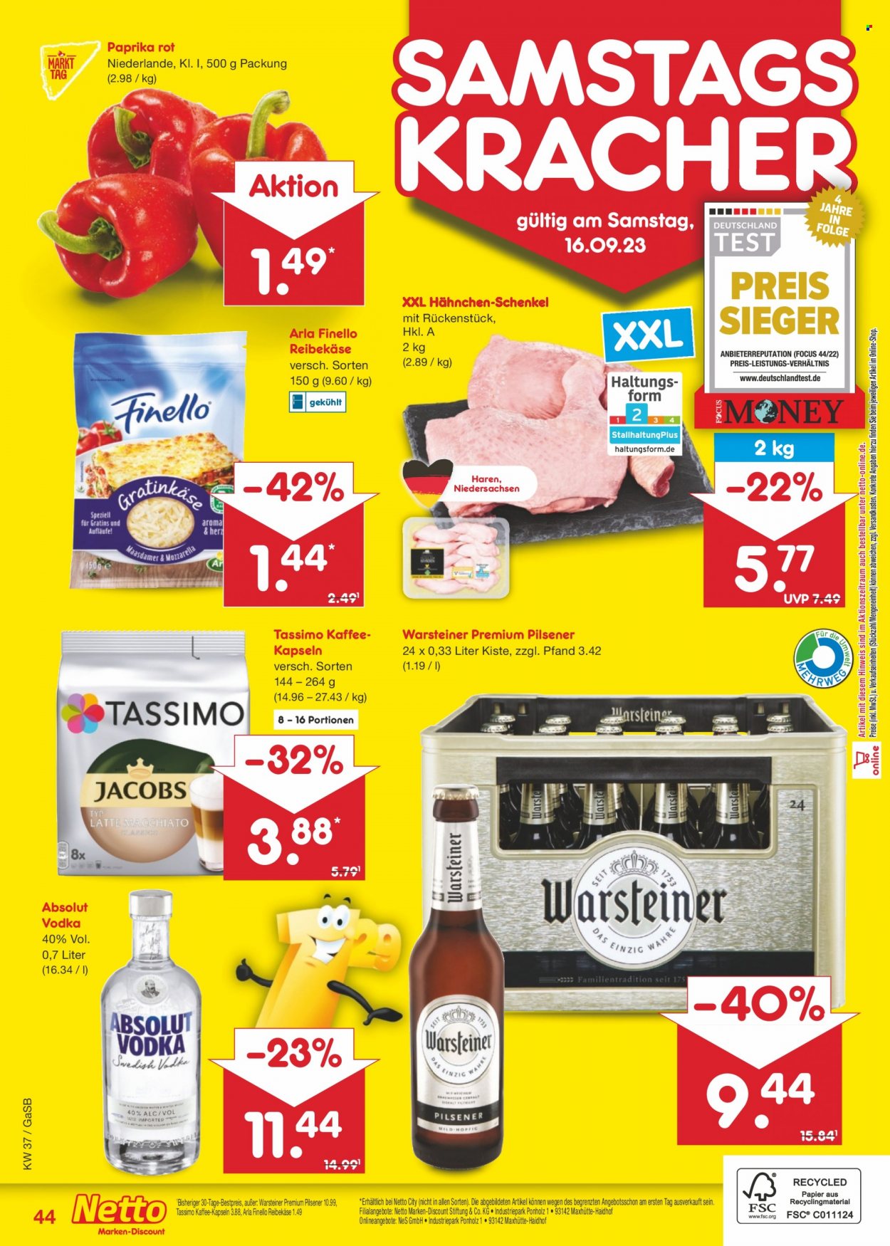 Netto Marken-Discount Prospekte  - 11.09.2023 - 16.09.2023. Seite 46