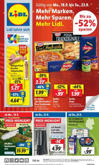 Prospekte Lidl - 18.09.2023 - 23.09.2023.