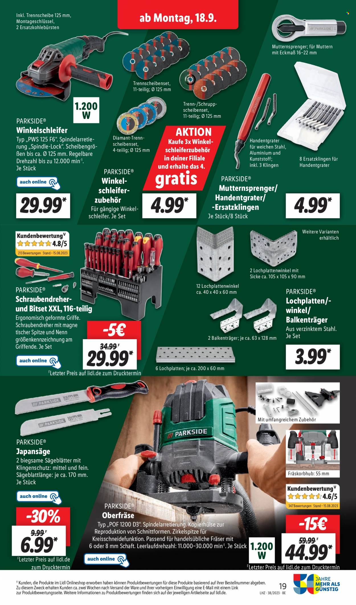 Lidl Prospekte  - 18.09.2023 - 23.09.2023. Seite 25