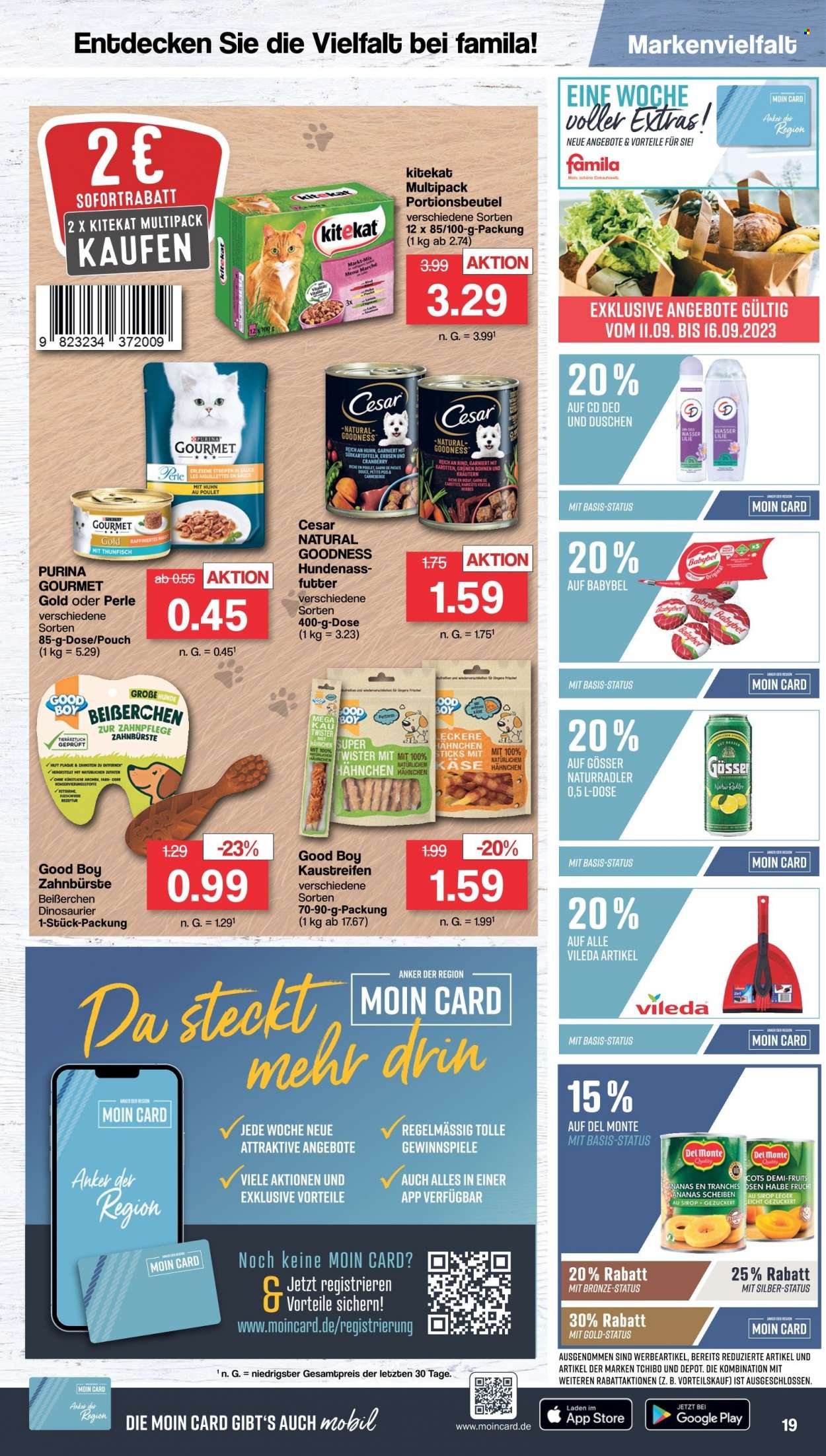 famila Prospekte  - 11.09.2023 - 16.09.2023. Seite 19