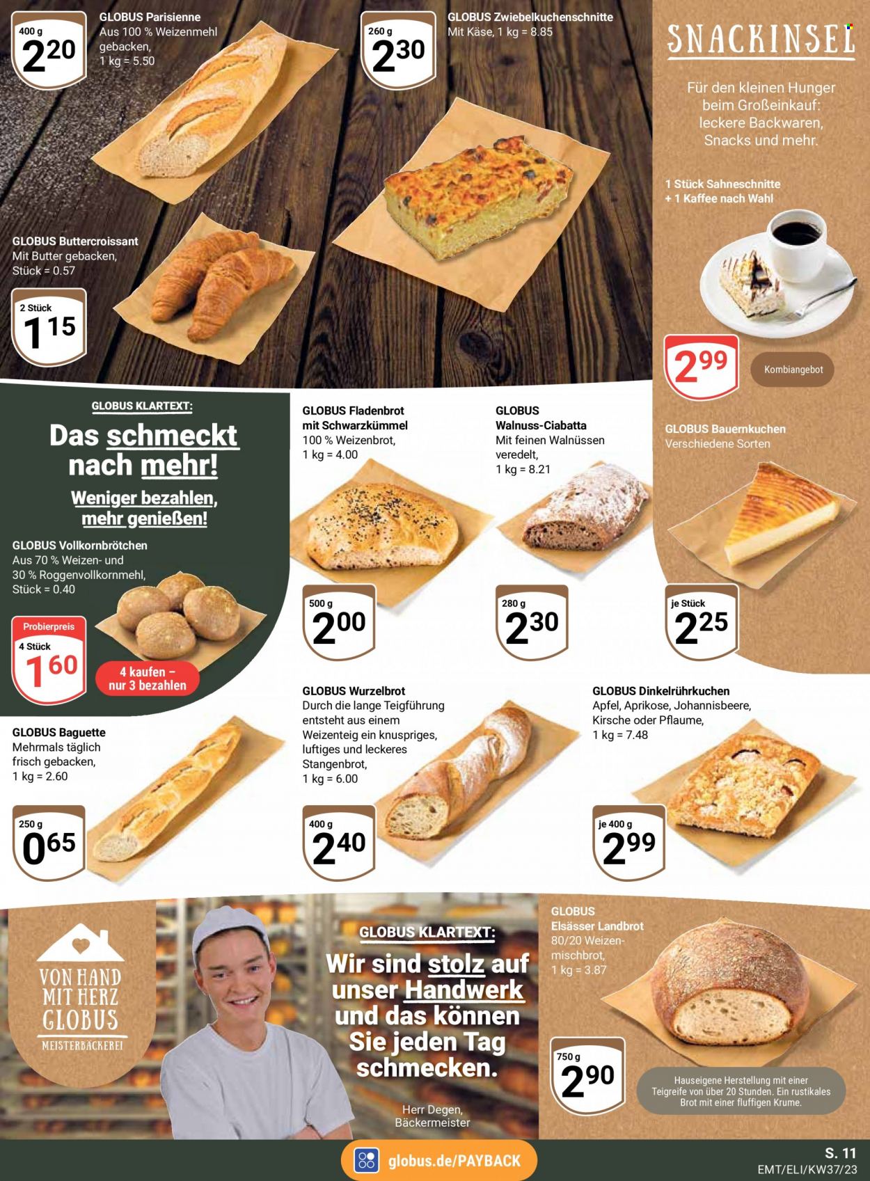 Globus Prospekte  - 11.09.2023 - 16.09.2023. Seite 11