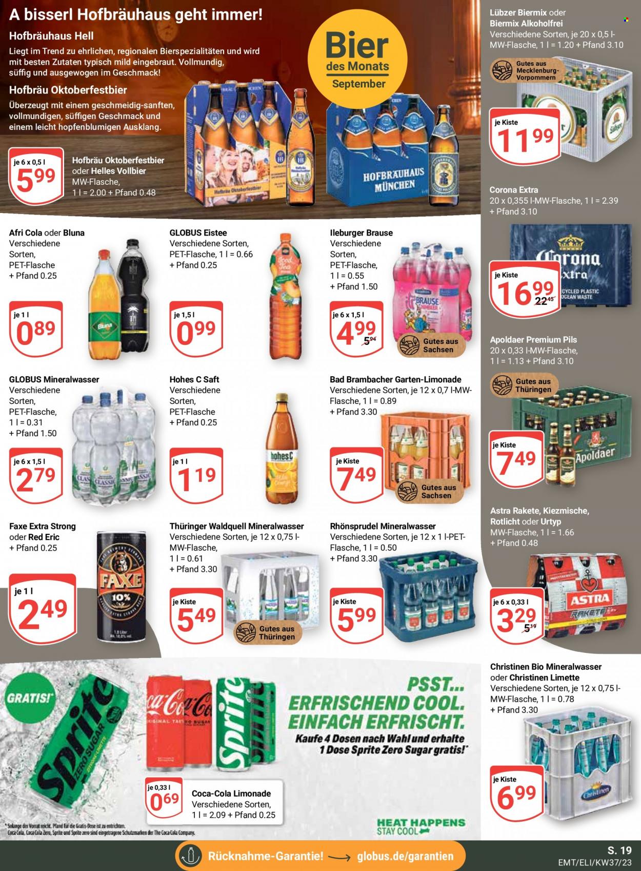 Globus Prospekte  - 11.09.2023 - 16.09.2023. Seite 19