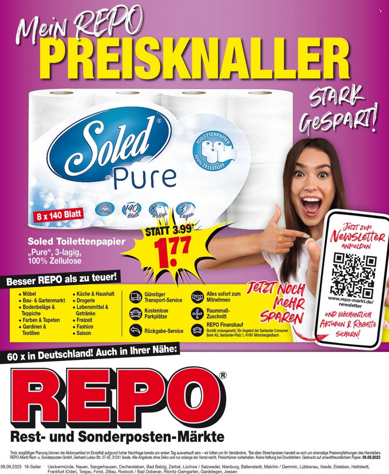 Repo Prospekte  - 11.09.2023 - 16.09.2023. Seite 16