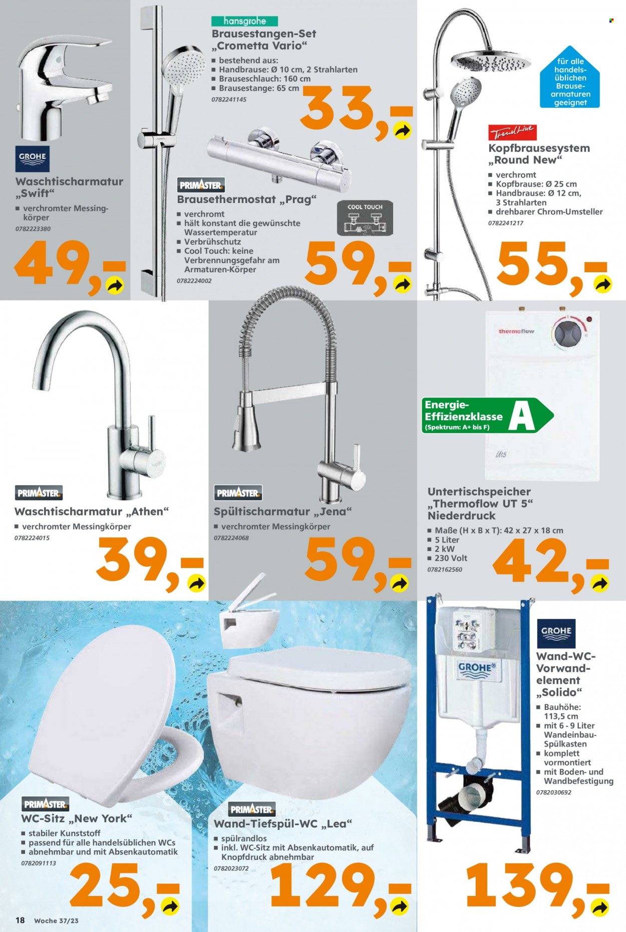 Globus Baumarkt Prospekte  - 11.09.2023 - 16.09.2023. Seite 18
