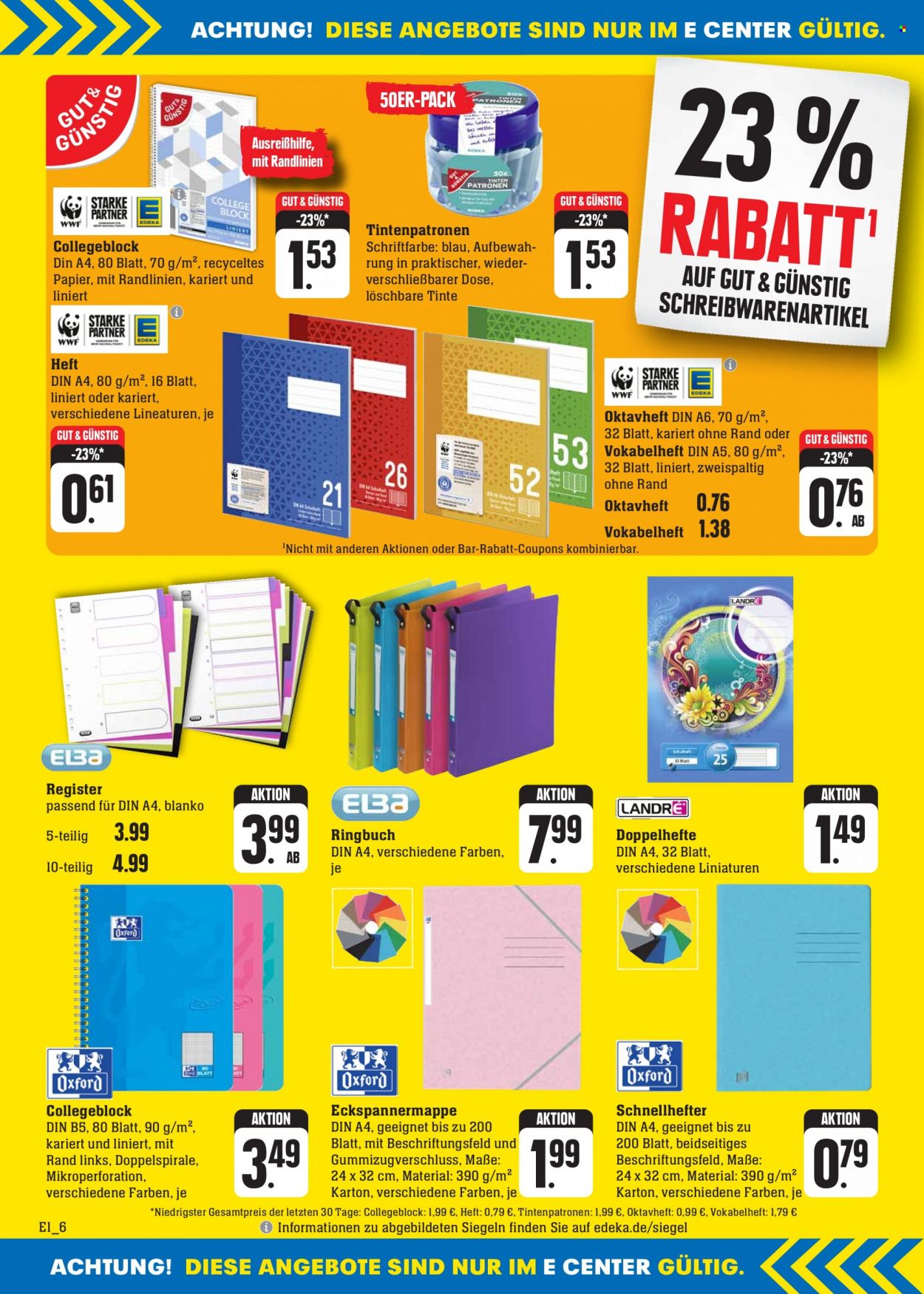 Edeka Prospekte  - 11.09.2023 - 16.09.2023. Seite 44