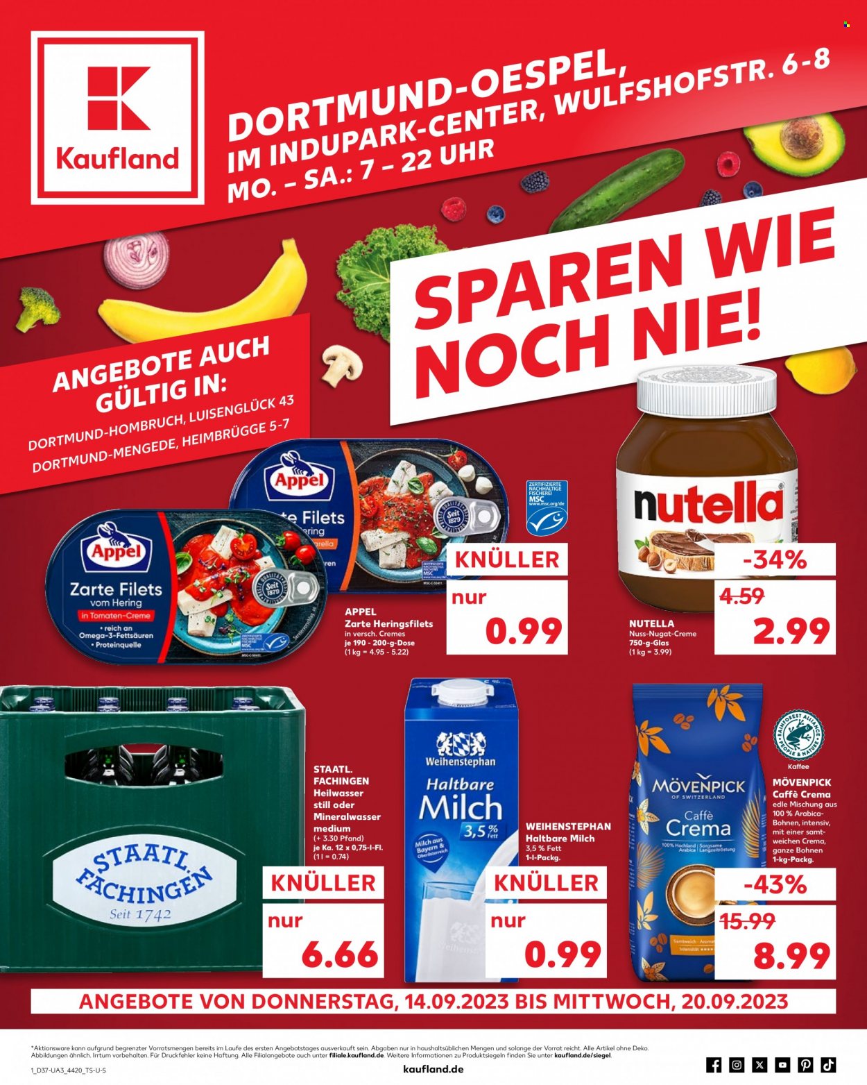 Kaufland Prospekte  - 14.09.2023 - 20.09.2023. Seite 1