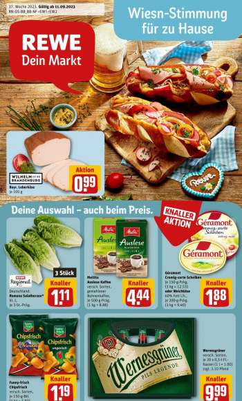 Prospekte REWE - 11.09.2023 - 16.09.2023.