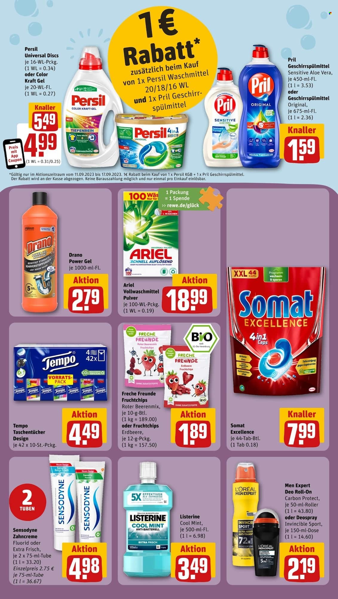REWE Prospekte  - 11.09.2023 - 16.09.2023. Seite 20