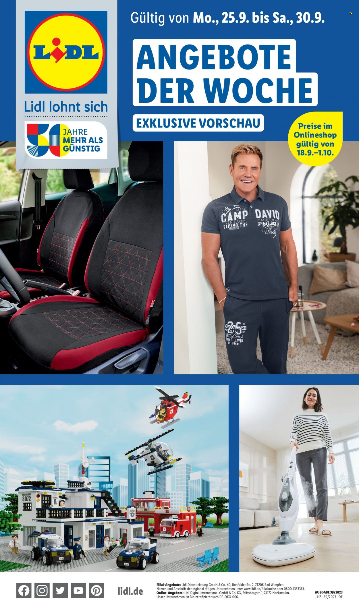 Lidl Prospekte  - 25.09.2023 - 30.09.2023. Seite 1