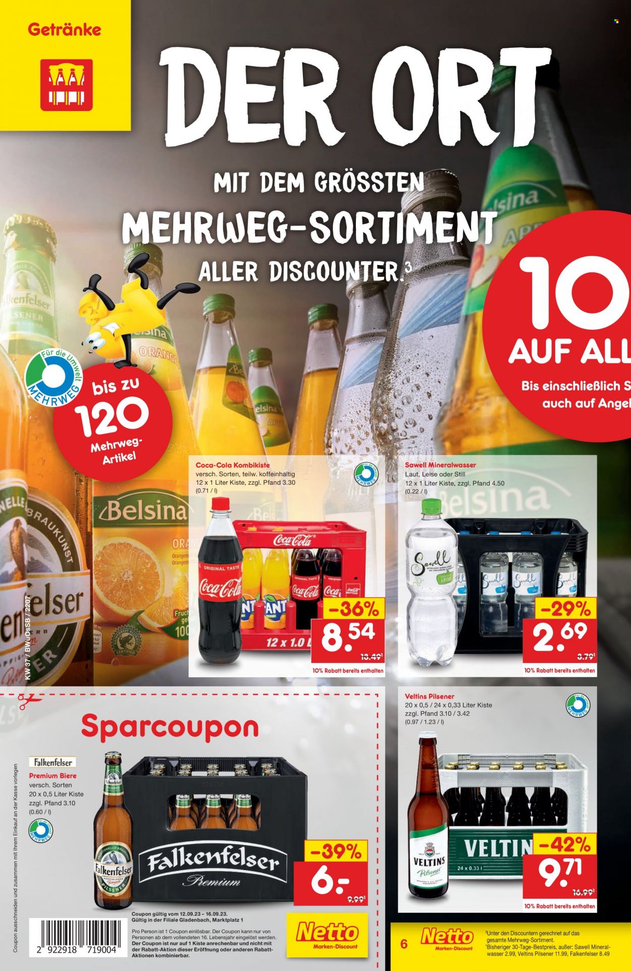 Netto Marken-Discount Prospekte  - 12.09.2023 - 16.09.2023. Seite 6