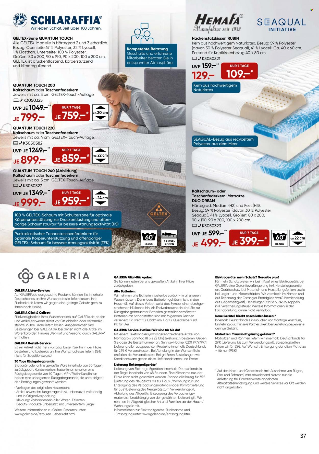 GALERIA Karstadt Kaufhof Prospekte  - 13.09.2023 - 19.09.2023. Seite 37