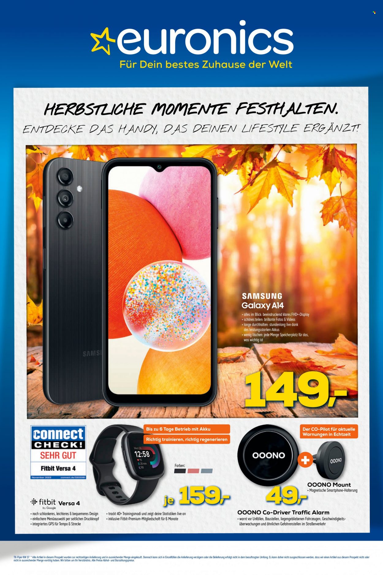 Euronics Prospekte  - 14.09.2023 - 21.09.2023. Seite 1