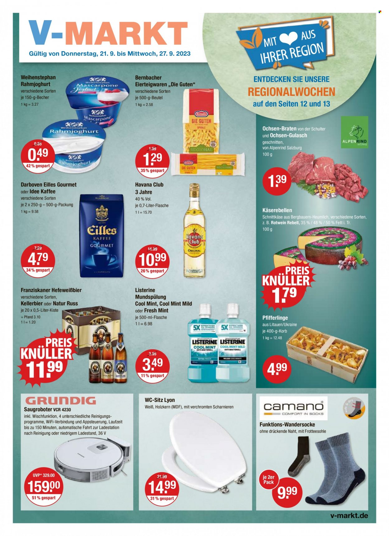V-Markt Prospekte  - 21.09.2023 - 27.09.2023. Seite 1