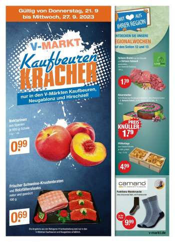 Prospekte V-Markt - 21.09.2023 - 27.09.2023.