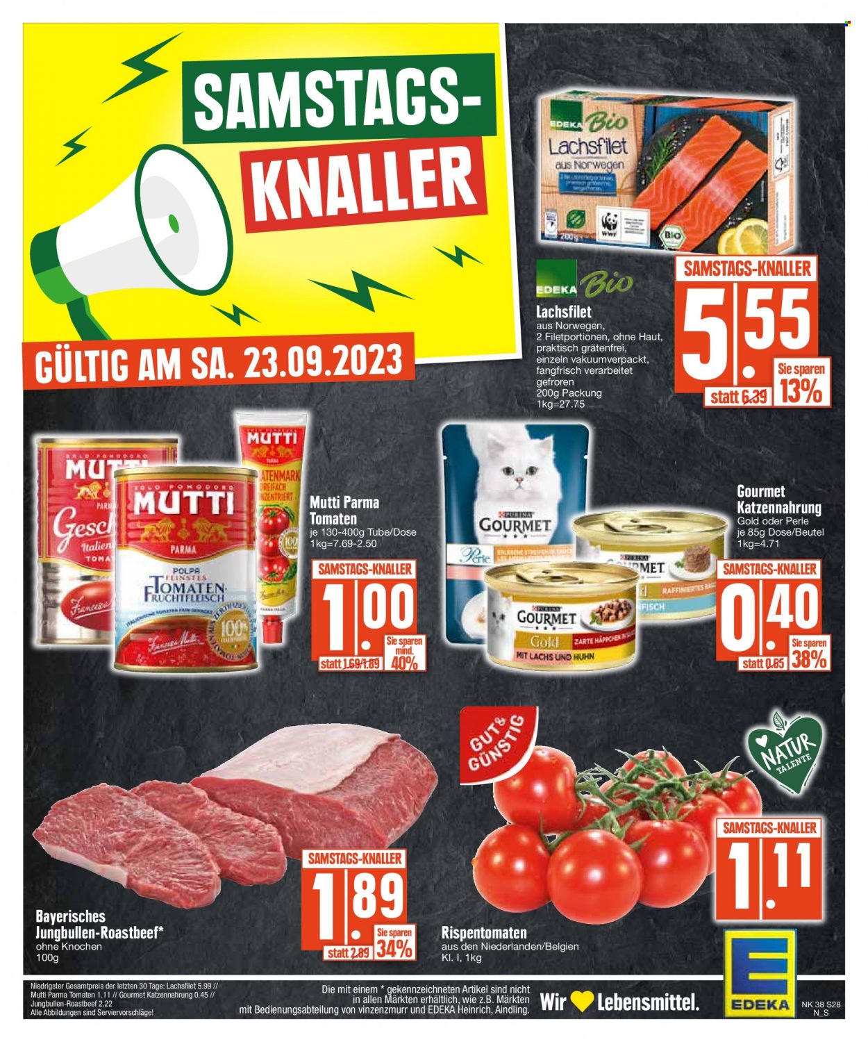 Edeka Prospekte  - 18.09.2023 - 23.09.2023. Seite 28