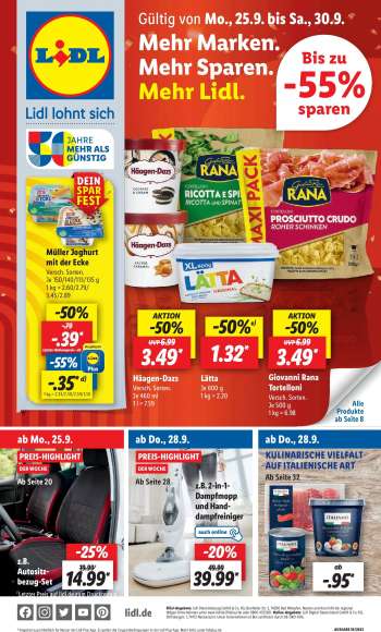 Prospekte Lidl - 25.09.2023 - 30.09.2023.