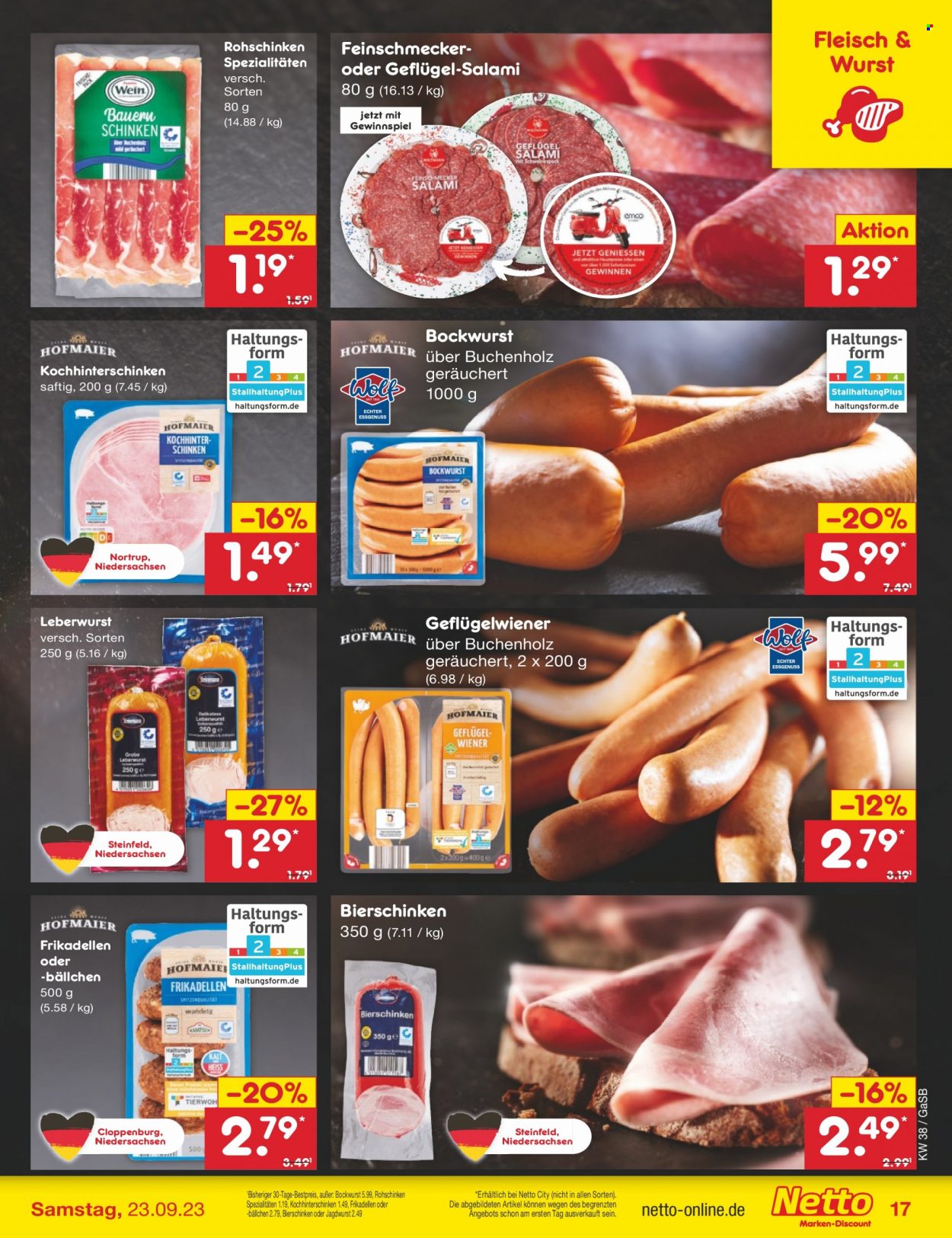 Netto Marken-Discount Prospekte  - 18.09.2023 - 23.09.2023. Seite 21