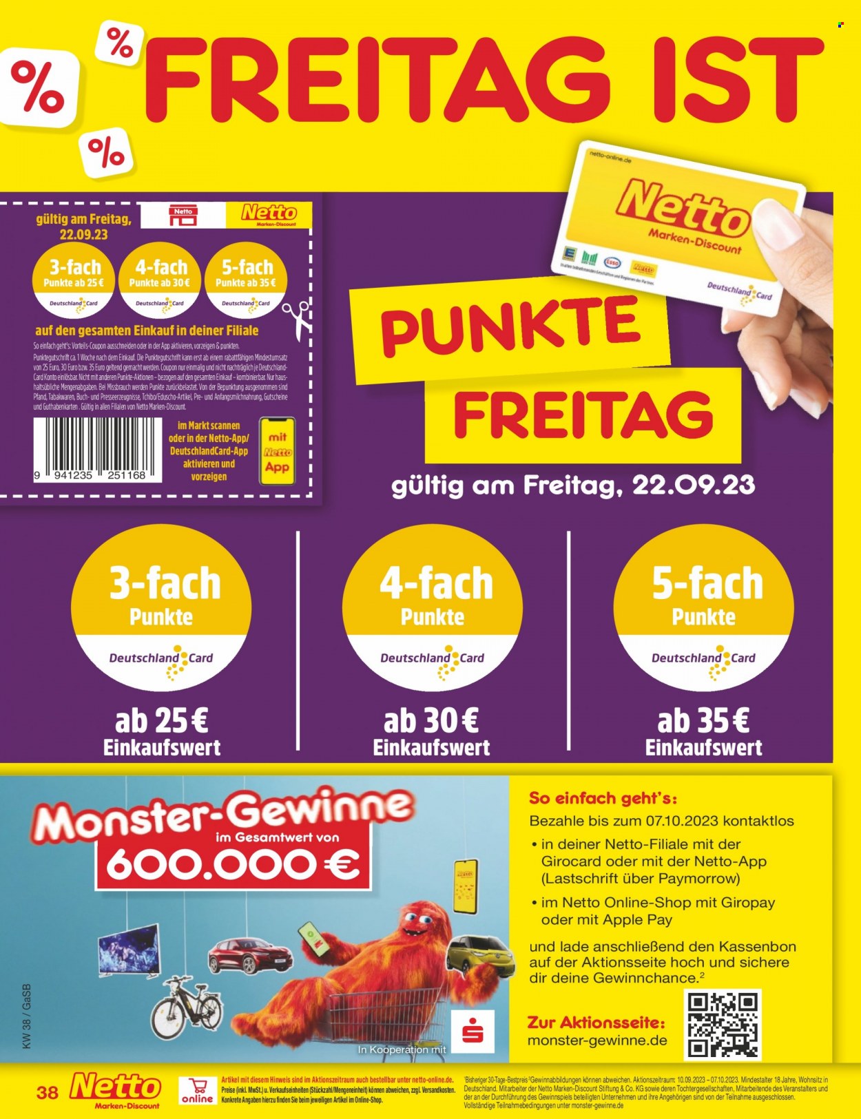 Netto Marken-Discount Prospekte  - 18.09.2023 - 23.09.2023. Seite 44