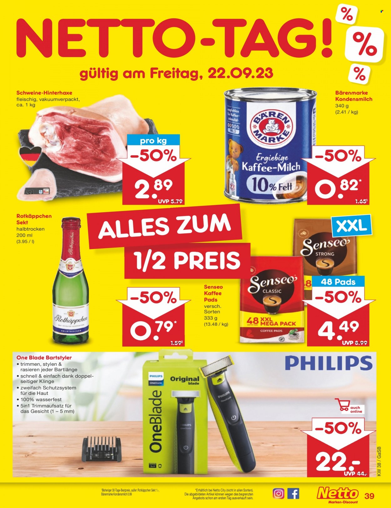 Netto Marken-Discount Prospekte  - 18.09.2023 - 23.09.2023. Seite 45