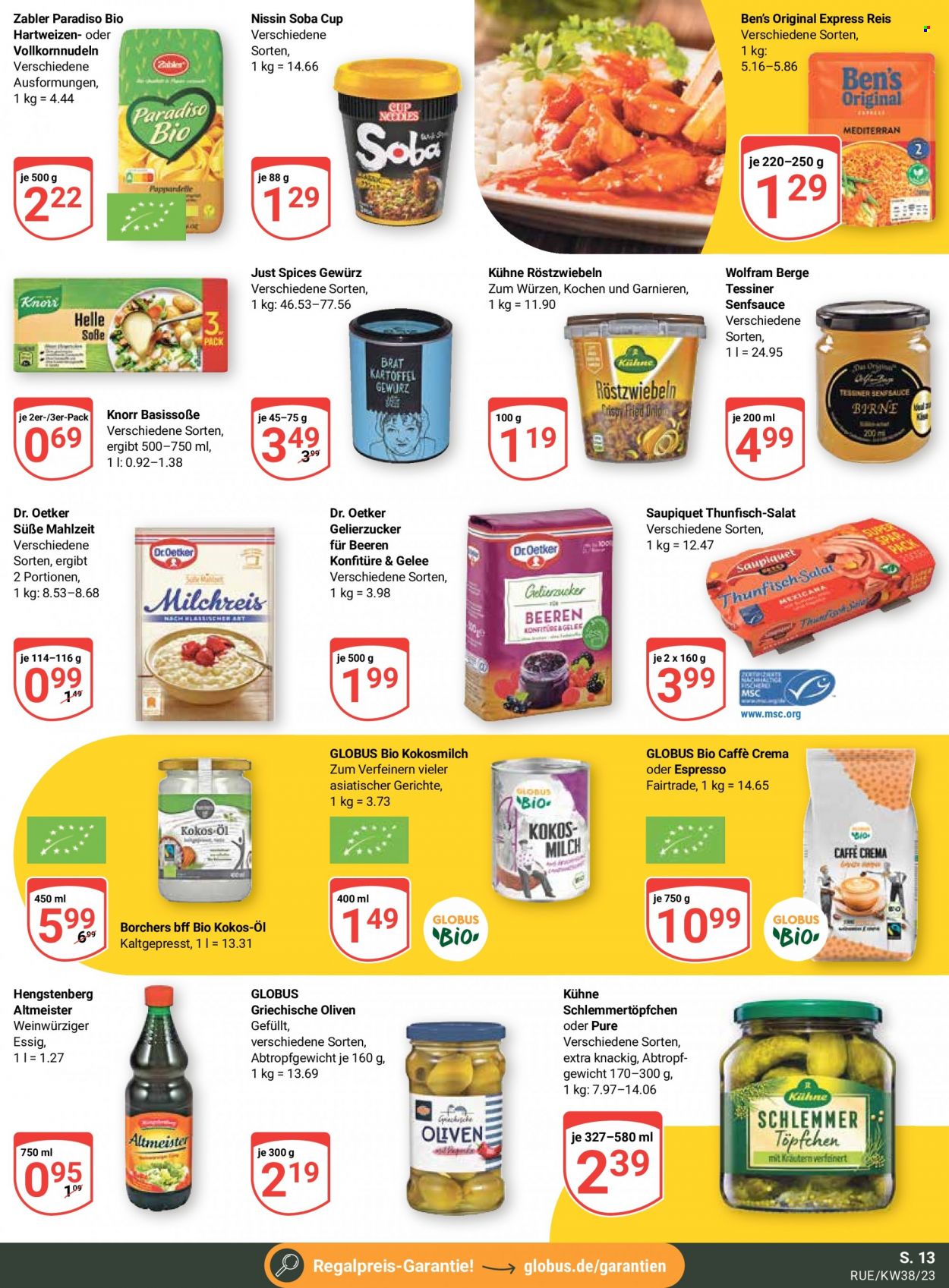 Globus Prospekte  - 18.09.2023 - 23.09.2023. Seite 19