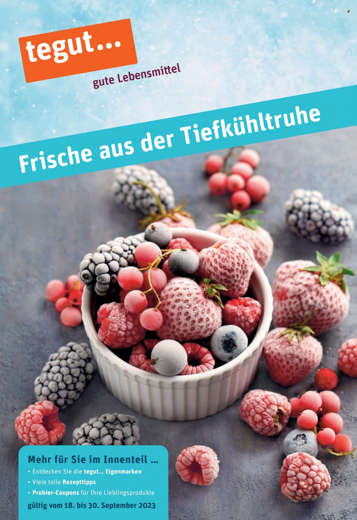 tegut... Prospekte  - 18.09.2023 - 23.09.2023. Seite 23