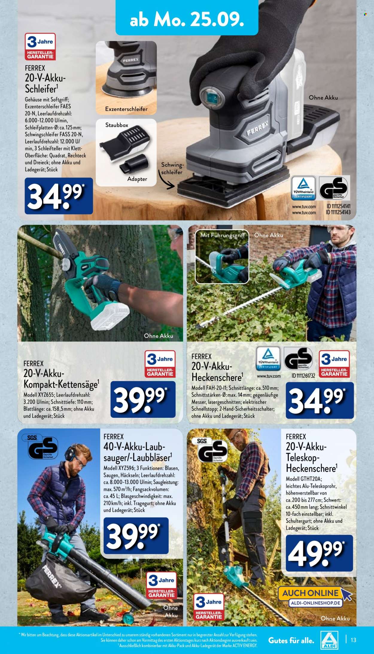 ALDI Nord Prospekte  - 25.09.2023 - 30.09.2023. Seite 13