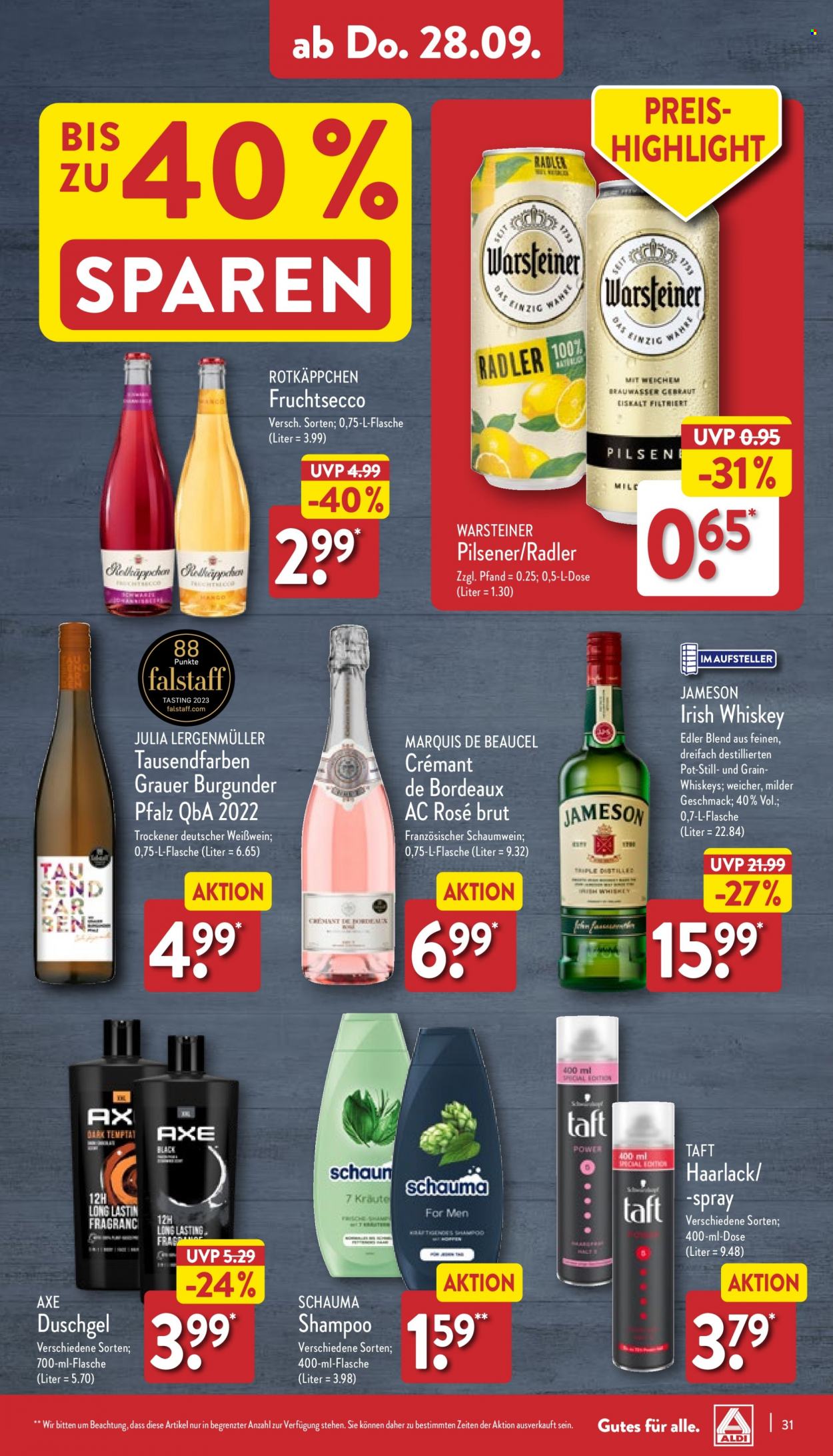 ALDI Nord Prospekte  - 25.09.2023 - 30.09.2023. Seite 31