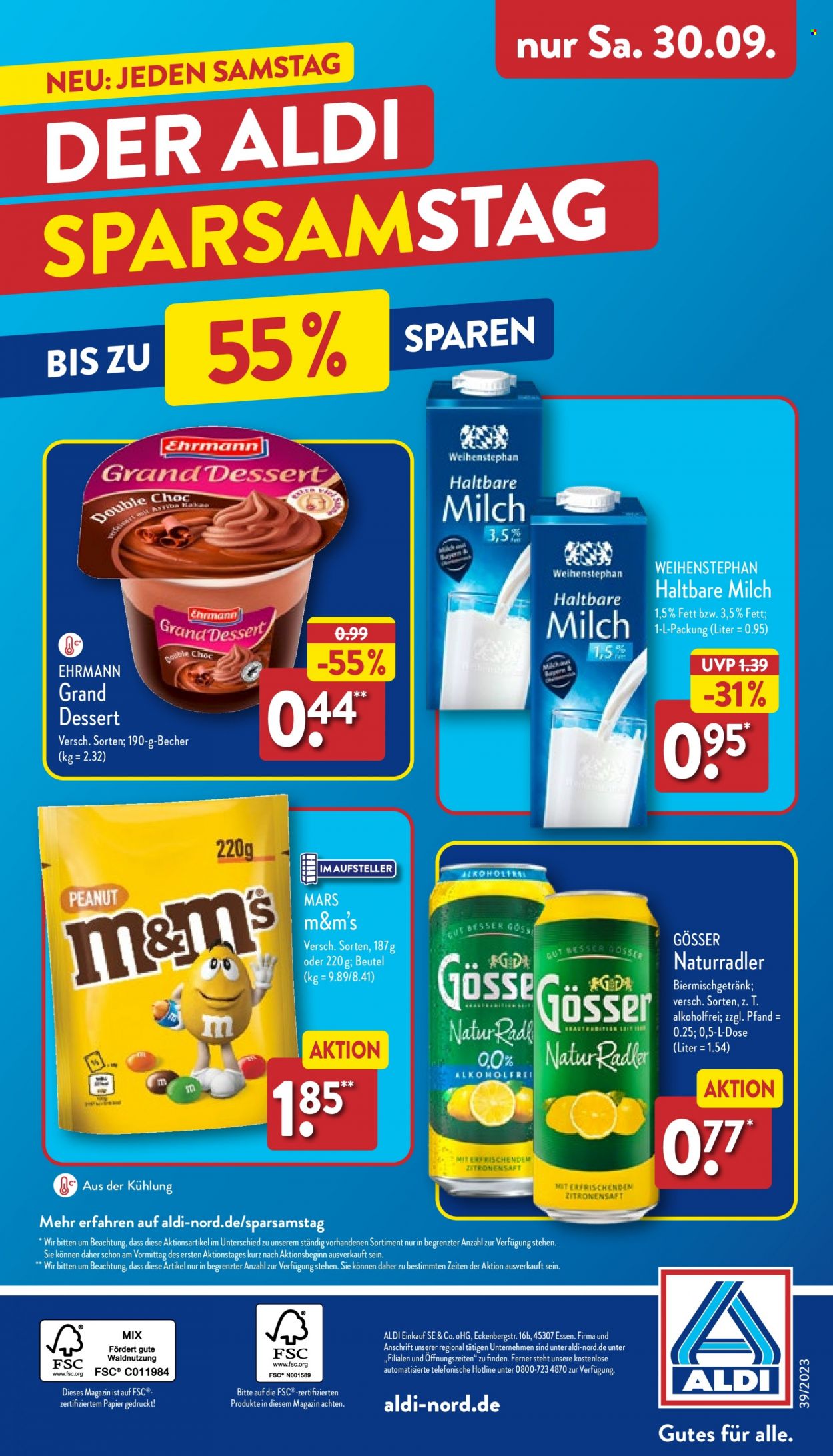 ALDI Nord Prospekte  - 25.09.2023 - 30.09.2023. Seite 40