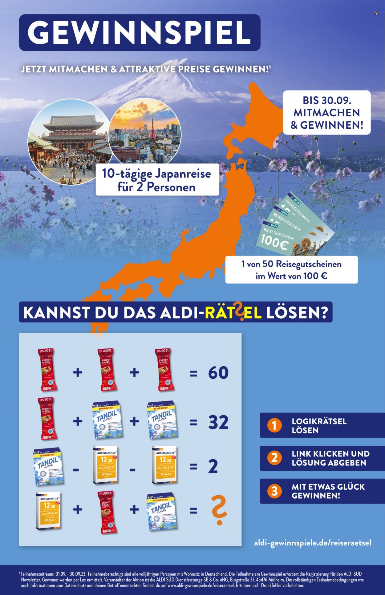 ALDI SÜD Prospekte  - 25.09.2023 - 30.09.2023. Seite 50