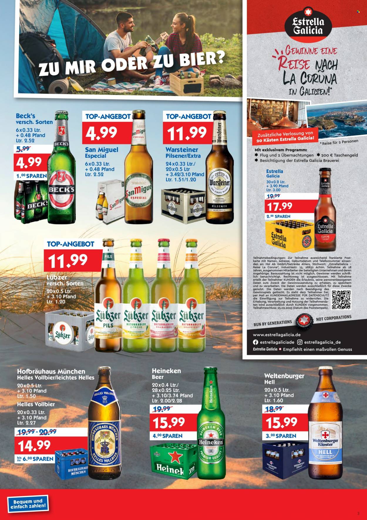 Hol'ab! Getränkemarkt Prospekte  - 18.09.2023 - 23.09.2023. Seite 3